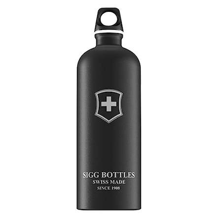 Bottle SIGG Swiss Emblem Touch black 1l - 1