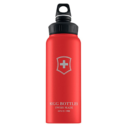 Bottle SIGG Wmb Swiss Emblem red touch 1l - 1