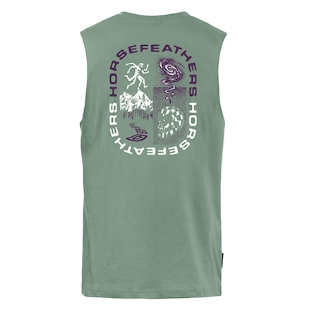 Podkoszulek Horsefeathers Instinct Tank iceberg green 2026 - 3