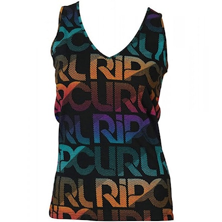 Tank Top Rip Curl Santa Cruz solid black - 1