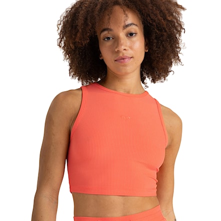 Tank Top Roxy Rise & Vibe Rib Tank 2 emberglow 2025 - 1