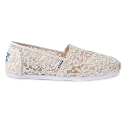 Sneakers Toms Alpargata white lace leaves 2019 - 1