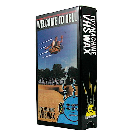 Skateboard Wax Toy Machine Vhs Wax- Welcome To Hell - 1