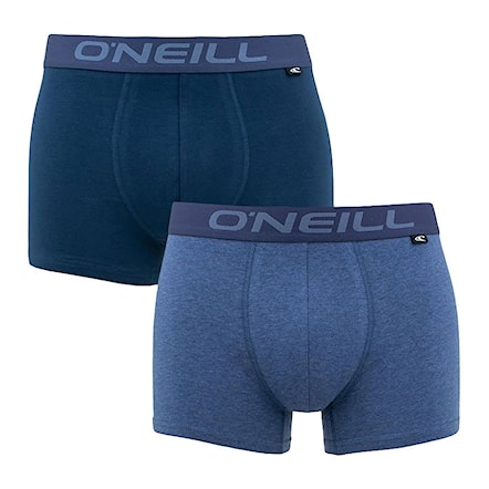 Trenýrky O'Neill Boxershorts 2-Pack blue/mel marine - 1