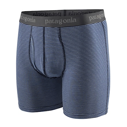 Boxer Shorts Patagonia M's Essential Boxer Briefs - 3" fathom stripe: new navy - 1