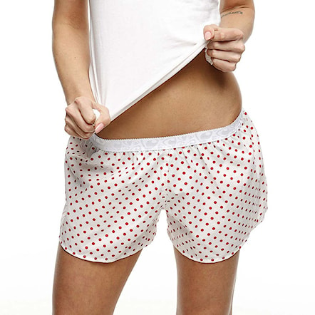Boxer Shorts Represent Dots white/red - 1