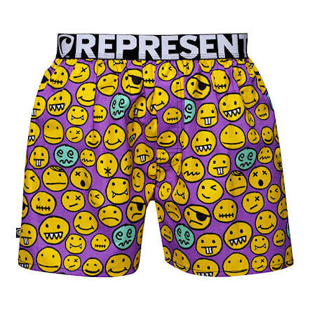 Boxer Shorts Represent Mike Emoji purple - 1