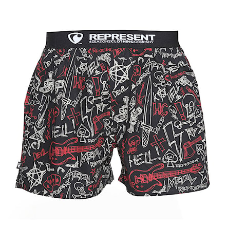 Boxer Shorts Represent Mike Metal red - 1