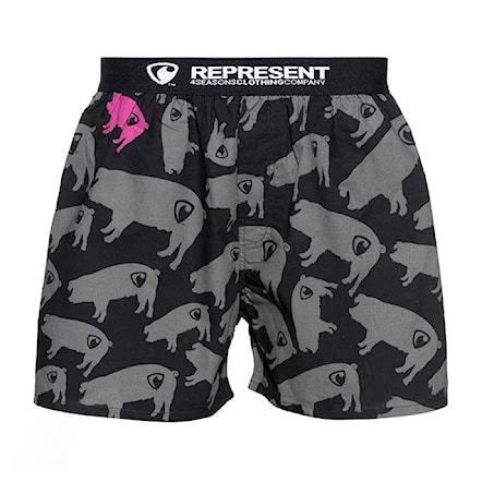 Boxer Shorts Represent Mike Pig Farm grey - 1