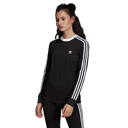 Tričko Adidas 3-Stripes Ls black 2019 - 1