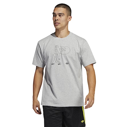 T-shirt Adidas I Only Walk medium grey heather 2021 - 1