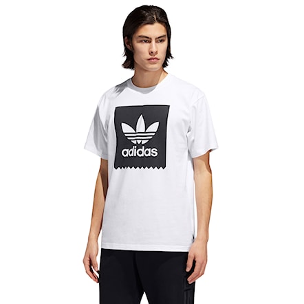 T-shirt Adidas Solid BB white/black 2019 - 1