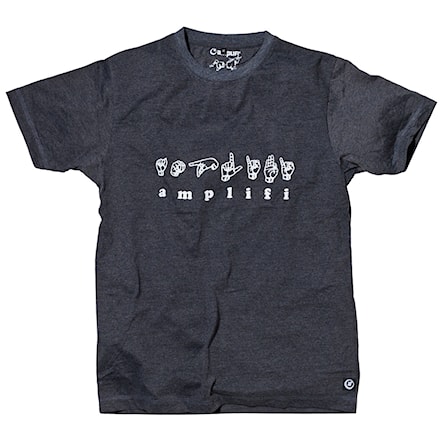 T-shirt Amplifi Signs charcoal 2015 - 1