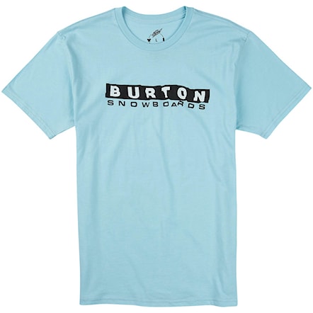 T-shirt Burton Carson Ss light blue heather 2016 - 1