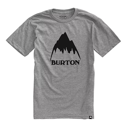 T-shirt Burton Classic Mountain High grey heather 2018 - 1