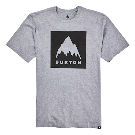 Koszulka Burton Classic Mountain High SS grey heather 2023 - 1