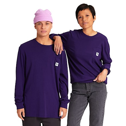 T-shirt Burton Colfax Ls parachute purple 2021 - 1