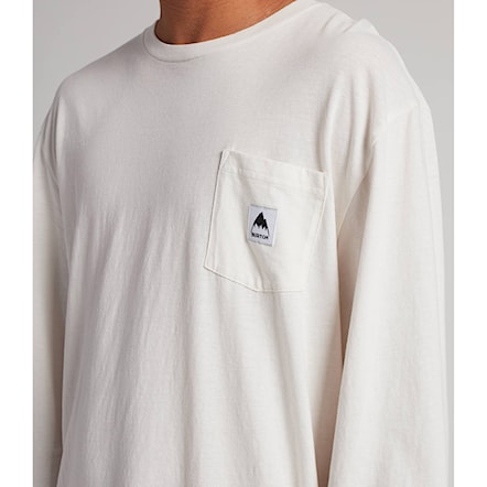 Koszulka Burton Colfax Ls stout white 2024 - 5