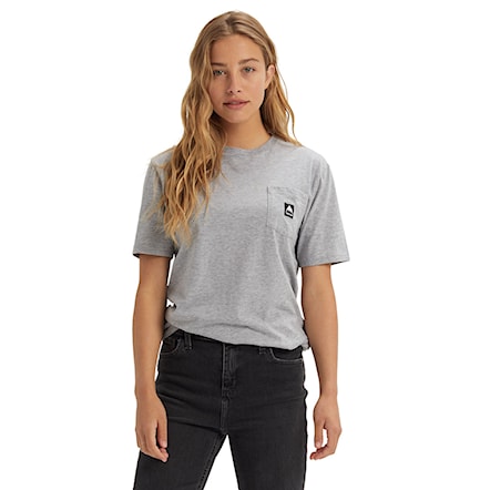 T-shirt Burton Colfax SS grey heather 2023 - 3