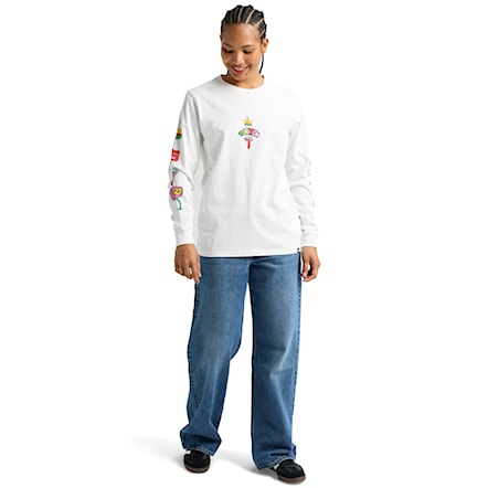 T-shirt Burton Countrblnce 26 Ls stout white 2025 - 5