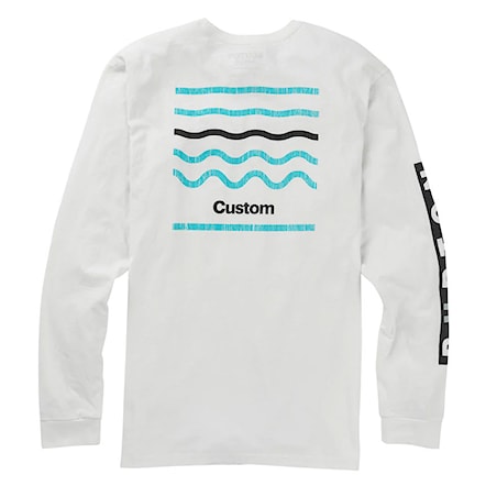 T-shirt Burton Custom LS stout white 2019 - 1
