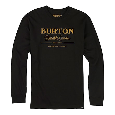 T-shirt Burton Durable Goods Ls true black 2018 - 1