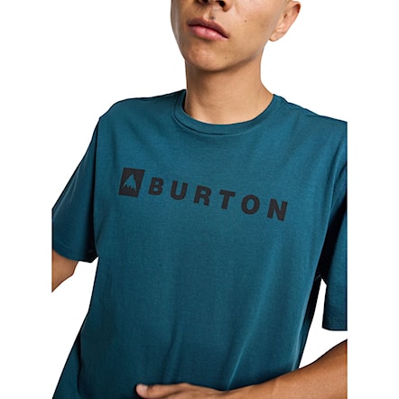 T-shirt Burton Horizontal Mountain Ss deep emerald 2024 - 4