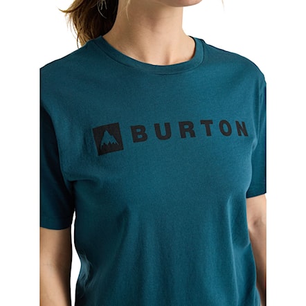Koszulka Burton Horizontal Mountain Ss deep emerald 2024 - 7