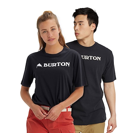 Koszulka Burton Horizontal Mountain Ss true black 2021 - 1