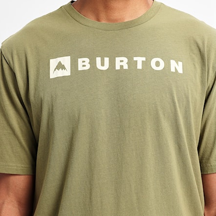 Koszulka Burton Horizontal Mtn Ss martini olive 2023 - 2