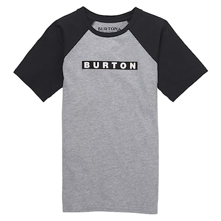 Koszulka Burton Kids Vault SS grey heather 2023 - 1