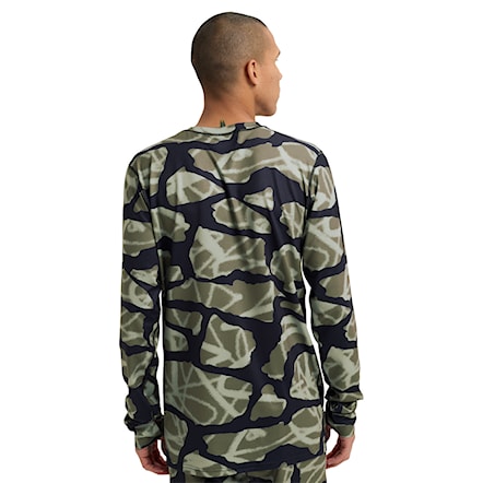 Koszulka Burton Lightweight X Crew graffiti camo 2026 - 2