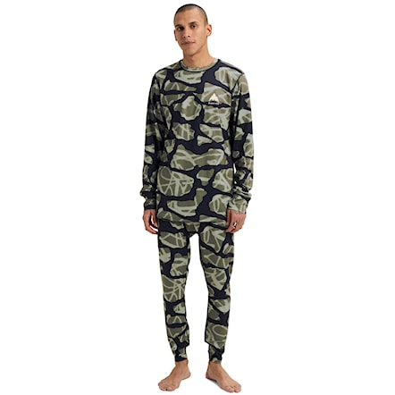 Koszulka Burton Lightweight X Crew graffiti camo 2026 - 3
