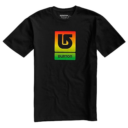 T-shirt Burton Logo Vertical Fill Ss true black 2017 - 1