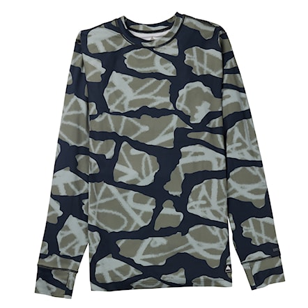 Tričko Burton Midweight Crew graffiti camo 2026 - 4