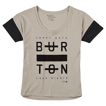 T-shirt Burton Never Sleep dove heather 2017 - 1
