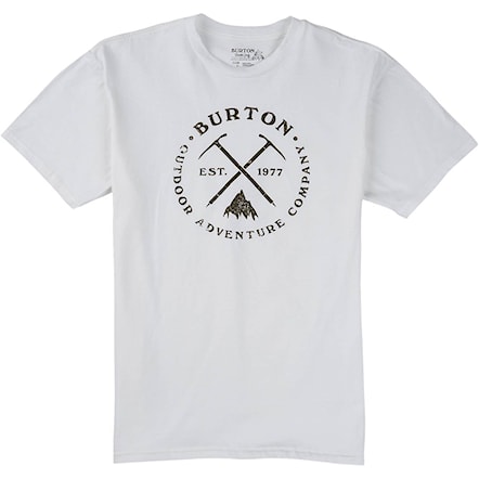 Koszulka Burton Pick Axe Ss stout white 2016 - 1