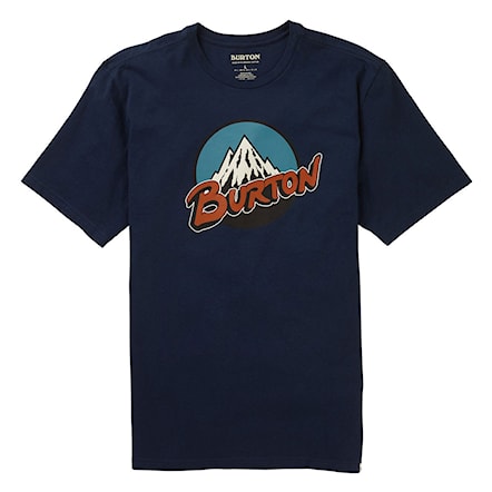 Koszulka Burton Retro Mountain Ss dress blue 2020 - 1