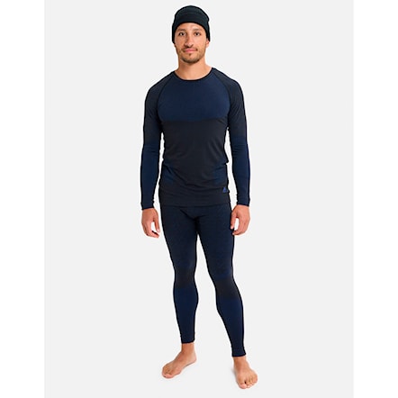T-shirt Burton Slokar Merino Base Layer Crew true black/grey cloud 2026 - 3