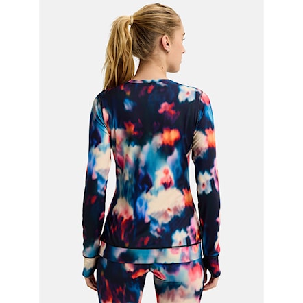 Tričko Burton Wms Midweight Crew floral blur 2026 - 2