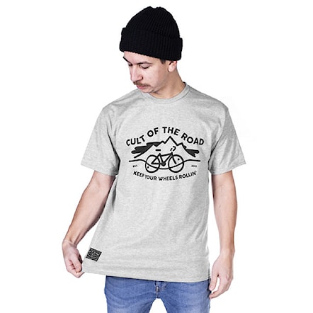 T-shirt Cult of the Road Pedal grey 2019 - 1