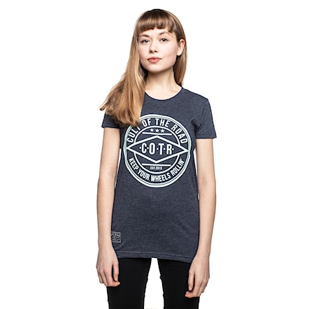 T-shirt Cult of the Road Stamp Wmn heather blue 2020 - 1
