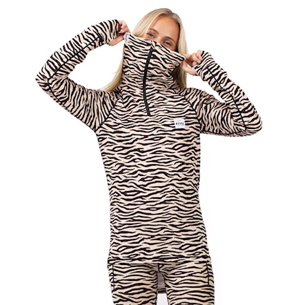 Tričko Eivy Icecold Zip Top zebra 2026 - 1