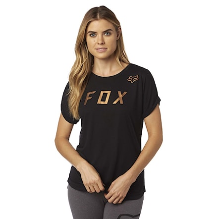 T-shirt Fox Copper Moth Ss V Neck black 2017 - 1