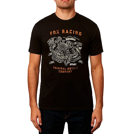 T-shirt Fox Fast Track black 2019 - 1
