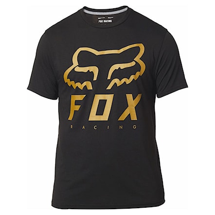Tričko Fox Heritage Forger Tech Tee black/yellow 2019 - 1
