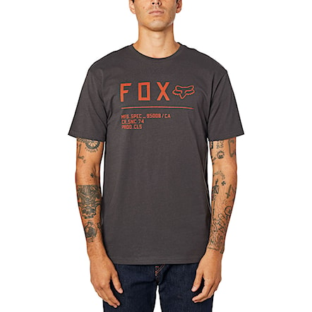 Koszulka Fox Non Stop Premium black/orange 2020 - 1