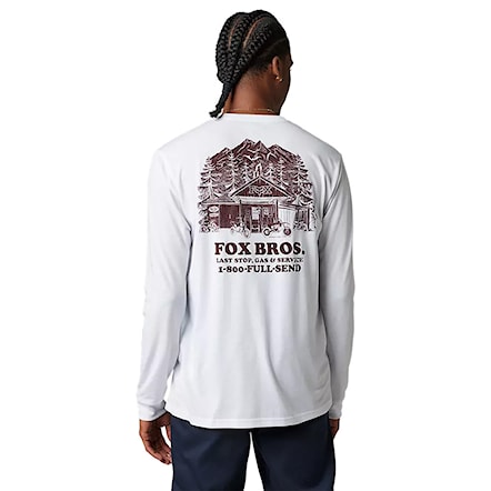 T-shirt Fox Out And About LS Tech optic white 2022 - 1