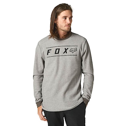 T-shirt Fox Pinnacle Ls Thermal heather graphite 2021 - 1