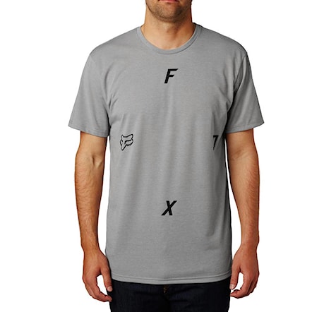 T-shirt Fox Rawcus Tech Tee heather dark grey 2017 - 1